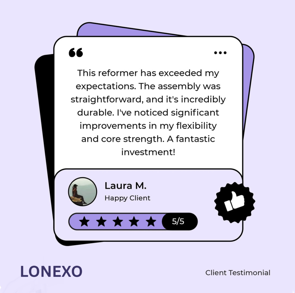 Lonexo Portable Pilates Reformer