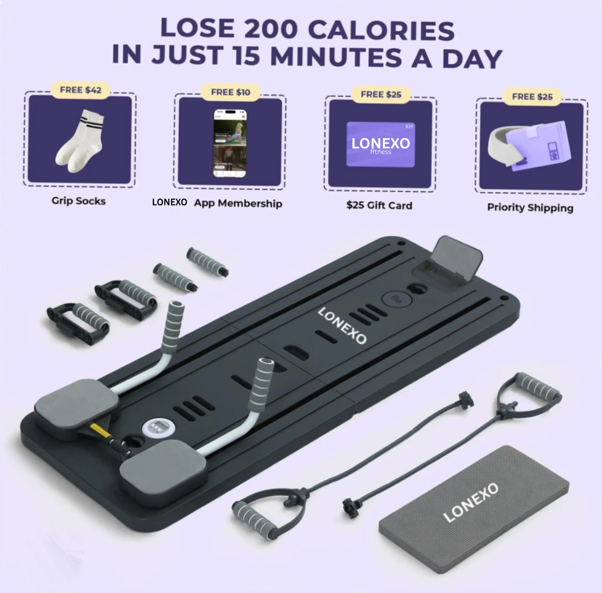 Lonexo Portable Pilates Reformer