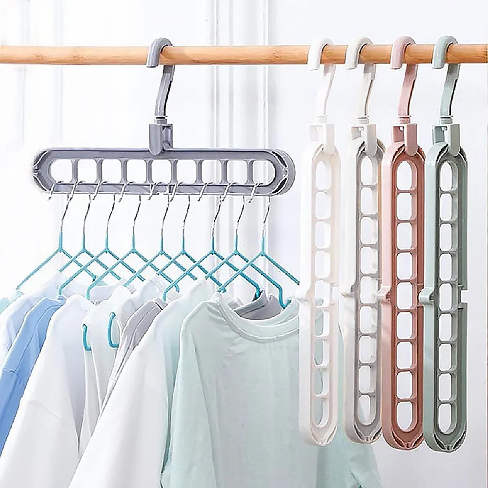 9-hole Clothes Hanger Organizer Space Saving Hanger