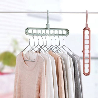 9-hole Clothes Hanger Organizer Space Saving Hanger
